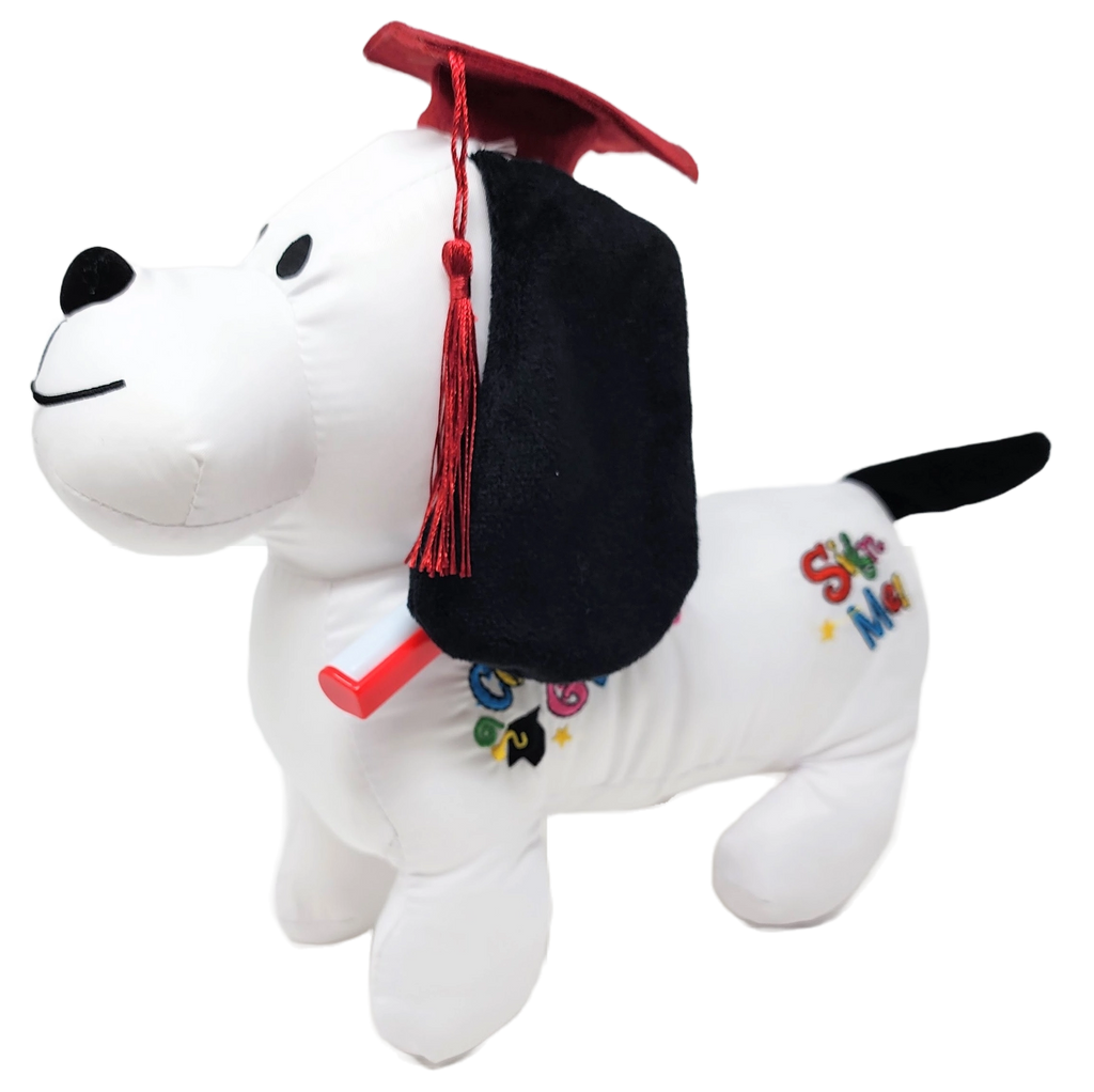 11" Congrats Grad Autograph Dog -  W/Pen