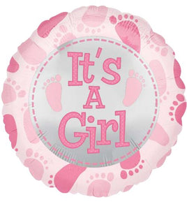 18" ITS A GIRL CUTE BABY FEET