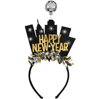 Light Up Ball Drop New Year's Headband