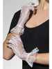 White Fingerless Gloves