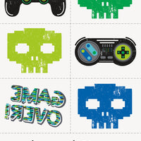 Gamer Birthday Tattoos  24ct.