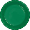 10 in. Emerald Green Plastic Plates 20 ct.