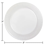 7 in. Clear Plastic Plates 20 ct.