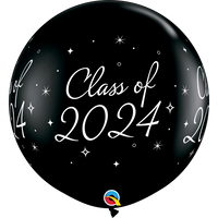 3ft. Class of 2024 Sparkle **(Inflated)*** Latex Balloon 1 ct.