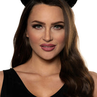 Black Sequin Cat Ears