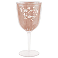 Blush Birthday Wine Goblet