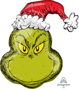 29" Grinch Stole Christmas Foil Balloon