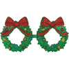 Christmas Wreath Glasses 1 ct.