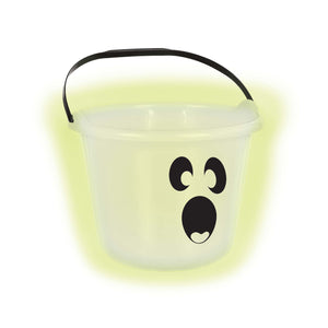 Glow In the Dark Jack O Lantern Treat Bucket