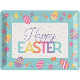 Easter Plastic Tray 10" x 14"  1ct.