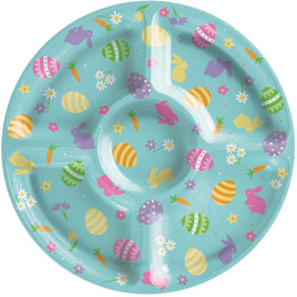 Easter Round Plastic Tray 1 ct.