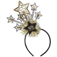 Black, Silver, Gold, NYE Deluxe Headband