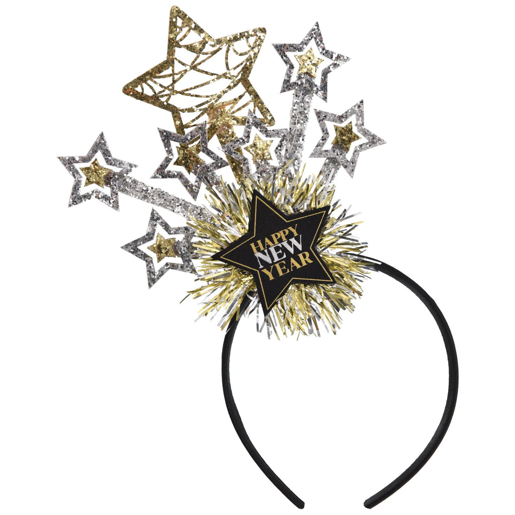 Black, Silver, Gold, NYE Deluxe Headband