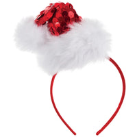 Sequin Santa Hat Headband