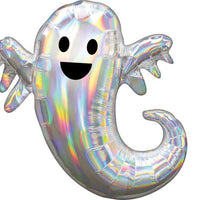 28" Iridescent Ghost  Foil Balloon