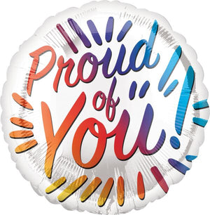 17" Proud of You Foil Balloon