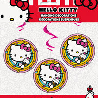 Hello Kitty and Friends Hanging Swirl Decorations  3ct