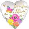 18" LOVE YOU MOM SATIN FOIL BALLOON