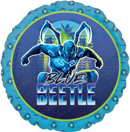 18" Blue Beetle Foil Balloon