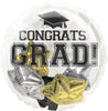 20" Congrats Grad Black, Silver, Gold Stars Insiders