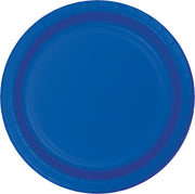 9 in. Cobalt Blue Paper Lunch Plates 24 ct.