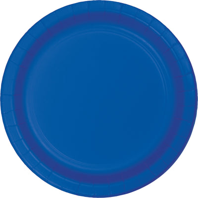 9 in. Cobalt Blue Paper Lunch Plates 24 ct.