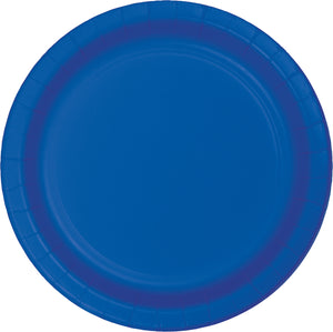 9 in. Cobalt Blue Paper Lunch Plates 24 ct.