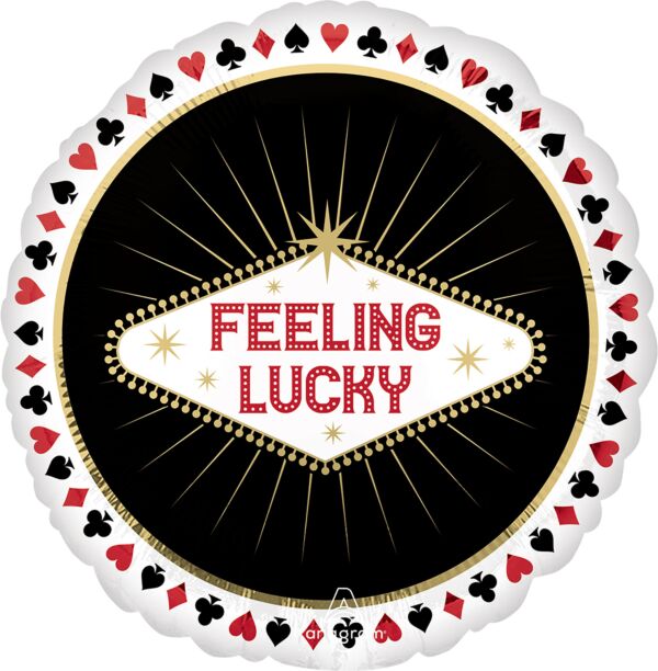 17" Feeling Lucky Foil Balloon