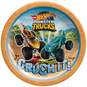 Hot Wheels Monster Truck 7" Plates 8 ct.