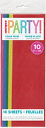 Assorted Tissue Sheets  10ct.