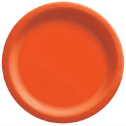 6 3/4" Round Paper Plates  -  Orange Peel  20 ct.