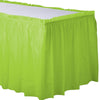 21' x 29" Plastic Table Skirt - Kiwi 1 ct.