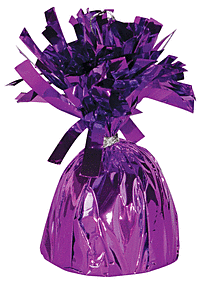 FRINGED FOIL WGT - PURPLE