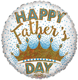 18" King Dad Father's Day  Foil Balloon