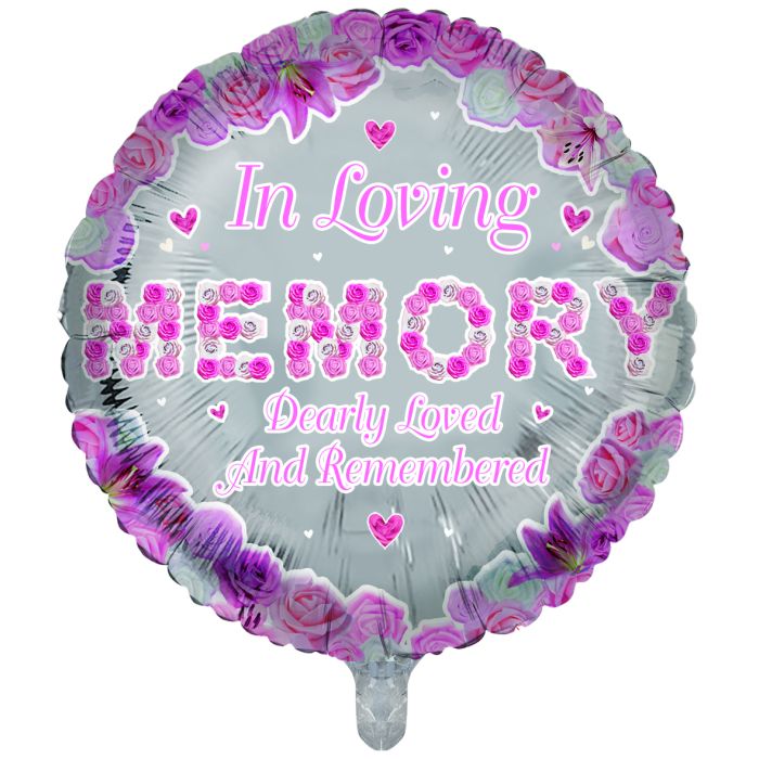 18" In Loving Memory Foil Balloon