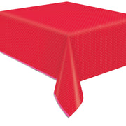 Red & Pink Valentines Rectangular Foil Table Cover  54" x 84"