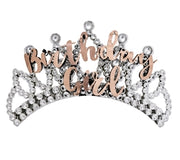 Rose Gold Birthday Girl Tiara