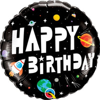 18" Birthday Astronaut Foil Balloon