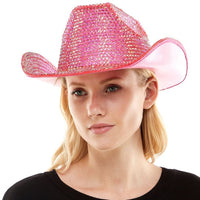 Pink Rhinestone Cowboy Hat