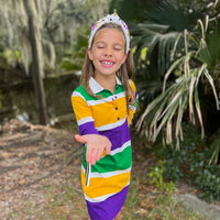 Mardi Gras Thick Rugby Junior Dress