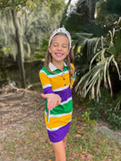 Mardi Gras Thick Rugby Junior Dress