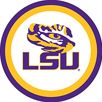 LSU 7 IN TIGER EYE PAPER PLATE 8 CT