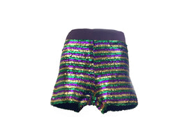 Mardi Gras Sequin Shorts