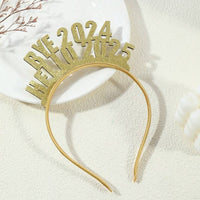 Bye 2024 Hello 2025 New Year Headband