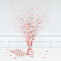 Birthday Glitz Rose Gold Balloon Weight Centerpiece