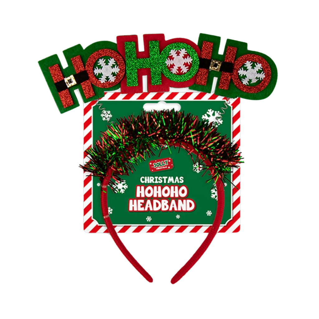 XLarge HO-HO-HO Christmas Headband