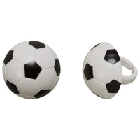 Sports Cupcake Rings 12 ct.