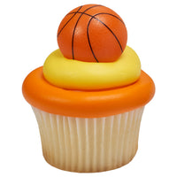 Sports Cupcake Rings 12 ct.