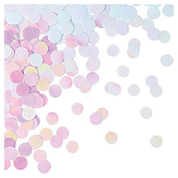 .5 OZ CONFETTI DOTS IRIDESCENT