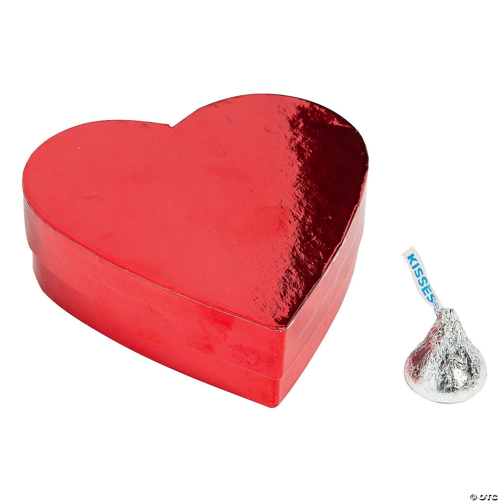 Red Heart Shaped Favor Boxes